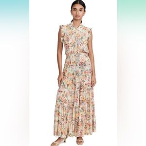Misa floral print maxi dress